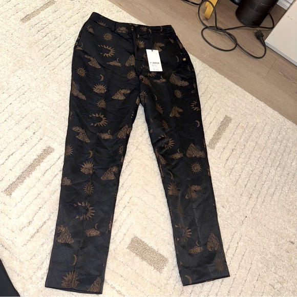Scotch & Soda Pants - Scotch & Soda | NWT | Navy and Bronze Patterned Trousers